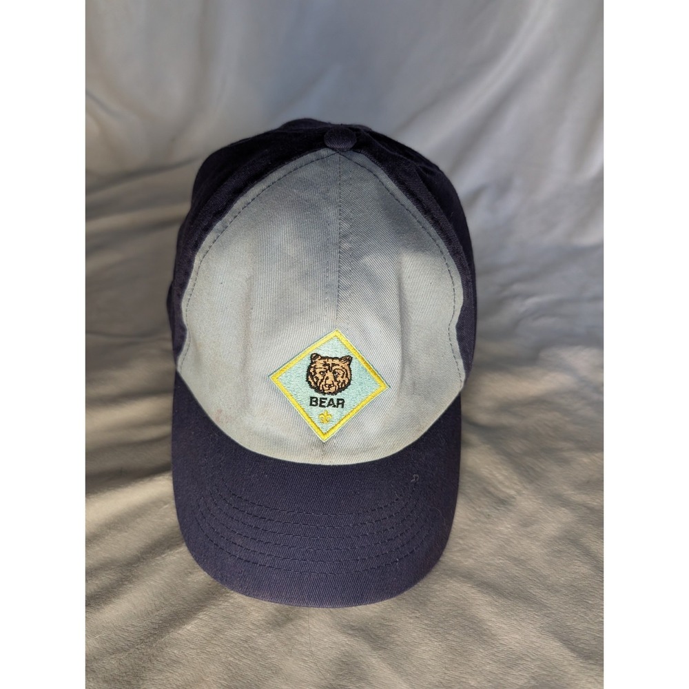 Official‎ Cub Scouts Bear Rank Baseball Cap Blue/Grey Patch Hat